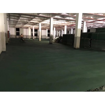汕頭宜華家居綠色金剛砂地坪工程